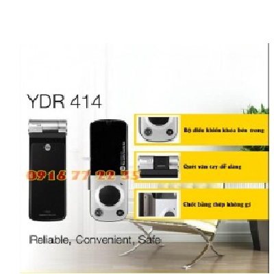 Khóa Cửa Vân Tay Yale YDR-414