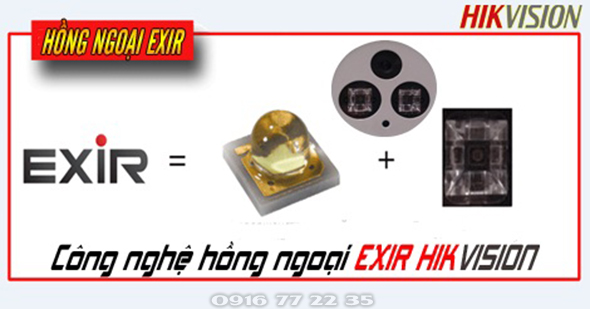 Công nghệ hồng ngoại EXIR 2.0 là gì? Thế nào là camera có hồng ngoại?