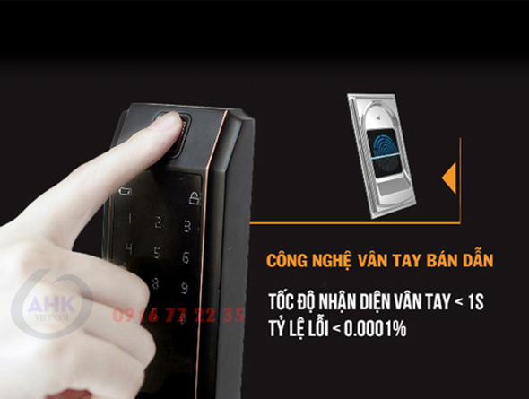 Khóa cửa vân tay Eda Lock H4000 - Sản phẩm chuyên dùng cho căn hộ trung cư