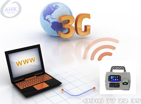 Máy chấm công nào có tính năng kết nối bằng 3G?