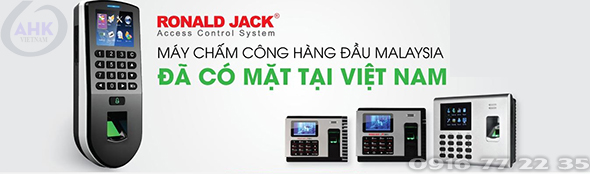 Máy chấm công vân tay Ronald Jack bán chạy nhất năm 2019